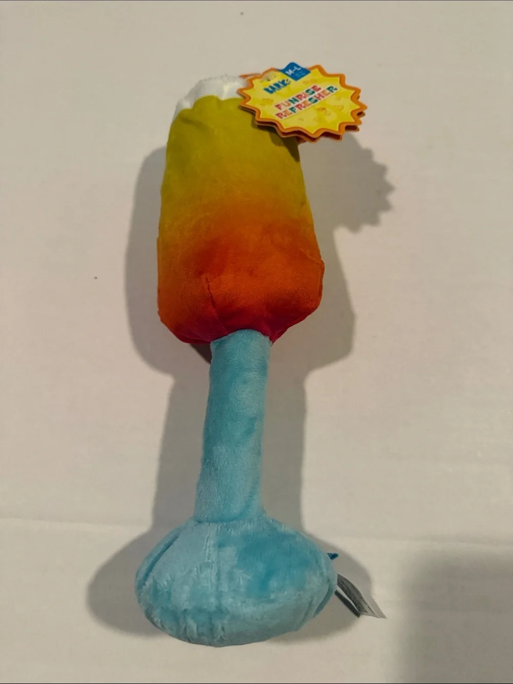 Bark Rainbow Cocktail Toy - Blue Handle- Size-M-L - 20lb+